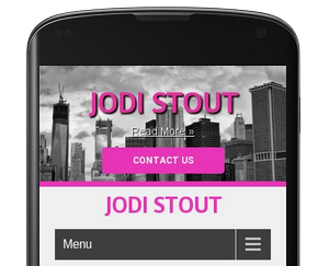 JodiStout.com is mobile friendly